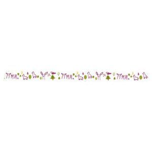 Washi Tape Forest Morado 18mm. Classiky's