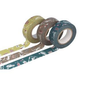 Set de 3 Washi Tapes Cats Colores 15mm. Classiky's