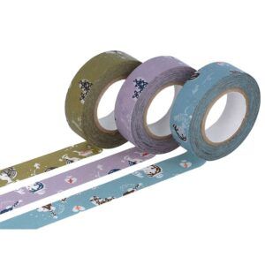 Set de 3 Washi Tapes Girls Colores 15mm. Classiky's