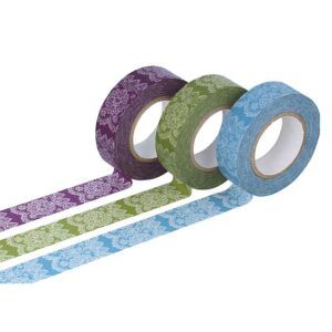 Set de 3 Washi Tapes Lace 15mm. Classiky's