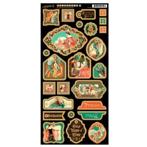Chipboard Formas Ephemera Enchanted Forest 18x30cms. Graphic 45