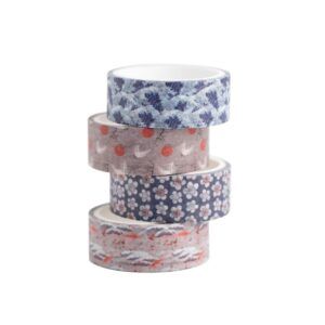 Set Washi Tapes Hokusai Kokonote 4 unidades