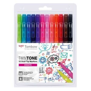 Rotuladores TwinTone Doble Punta Brights - Tombow