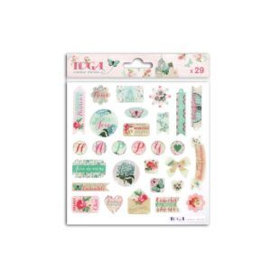 Pegatinas Epoxi Shabby Love – Toga