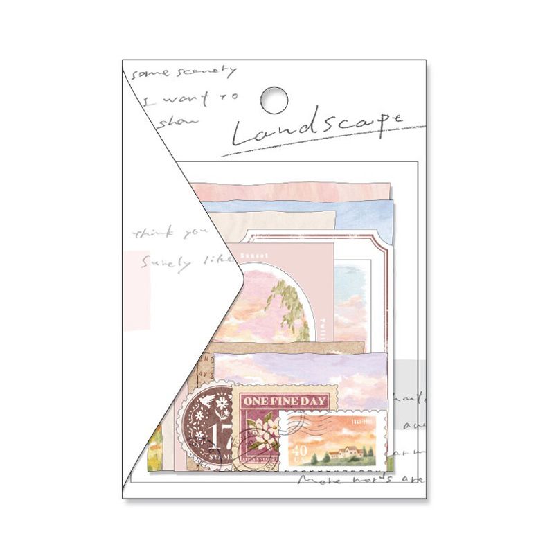 Pegatinas Akanegumo Landscape Mind Wave
