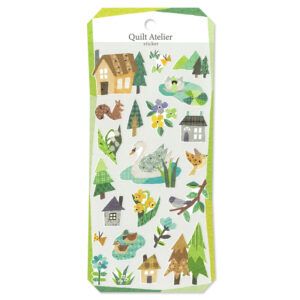Pegatinas Casa Cerca del Lago Quilt Atelier Mind Wave