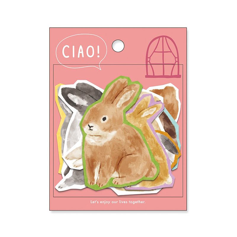 Pegatinas Conejo Ciao Mind Wave