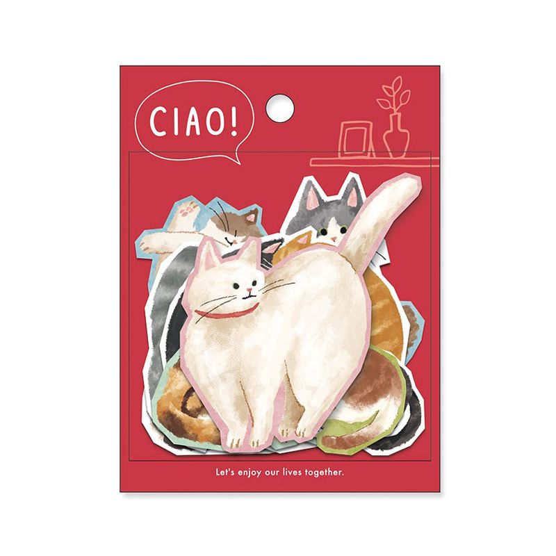 Pegatinas Gatos Ciao Mind Wave