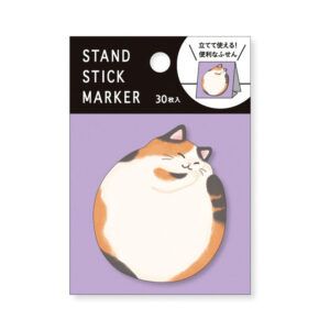 Sticky Notes Gato Japonés Stand Mind Wave