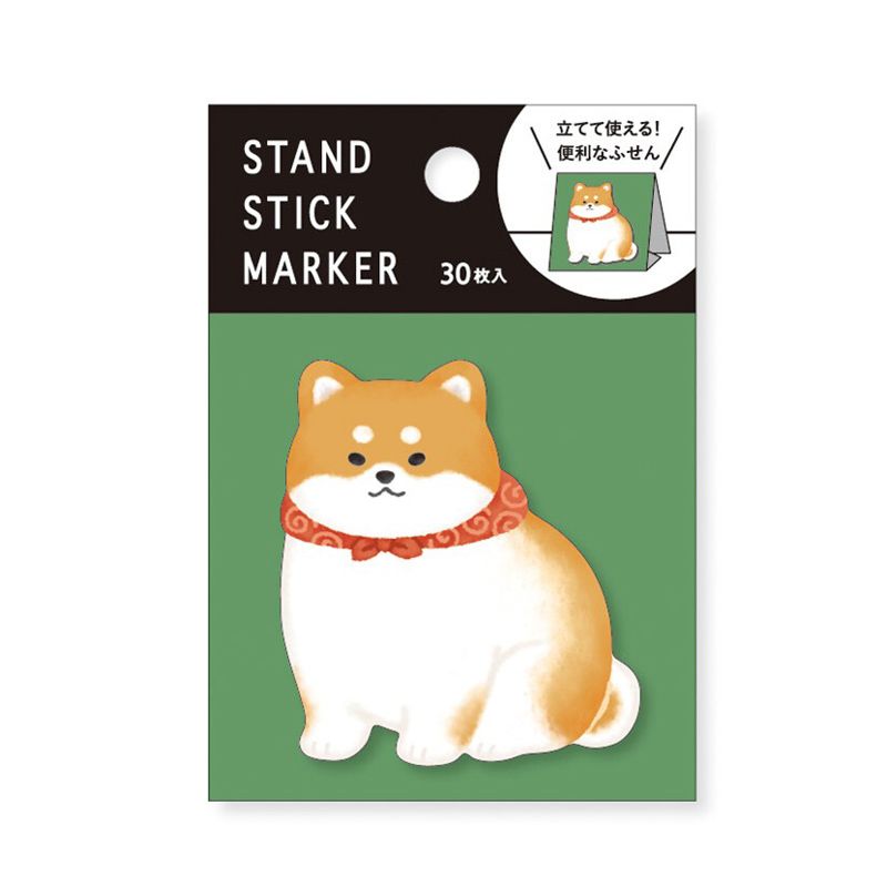 Sticky Notes Perro Shiba Stand Mind Wave