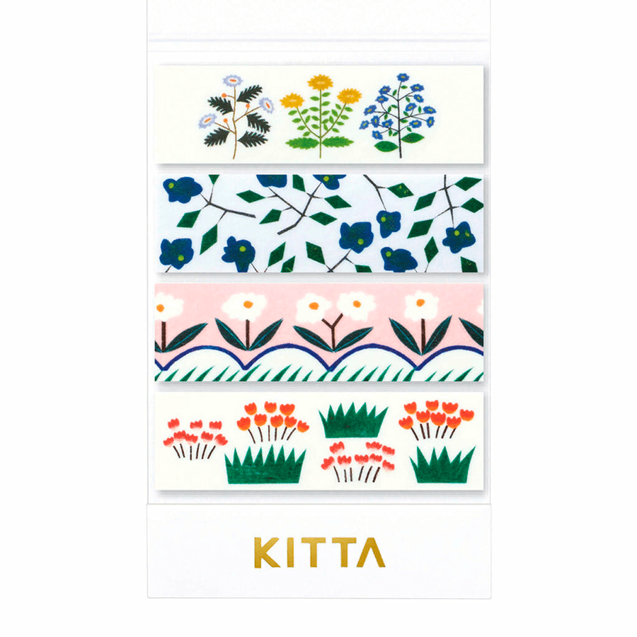 Washi Tape Marcador en Tira Geometría Floral KITTA