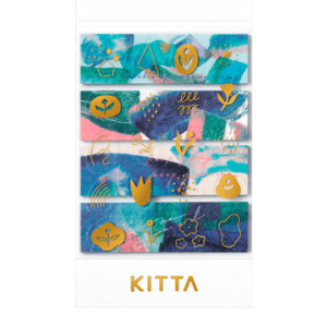 Washi Tape Marcador en Tira Pinceladas Abstractas KITTA
