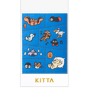Washi Tape Marcador en Tira Sellos Postales Amigos del Bosque KITTA