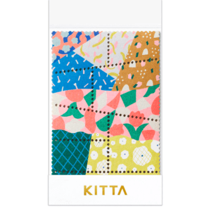 Washi Tape Marcador en Tira Sellos Postales Patchwork KITTA