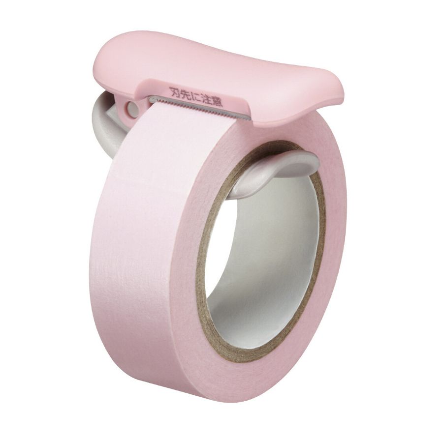 Cortador de Washi Tape 15mm Rosa Claro Kokuyo